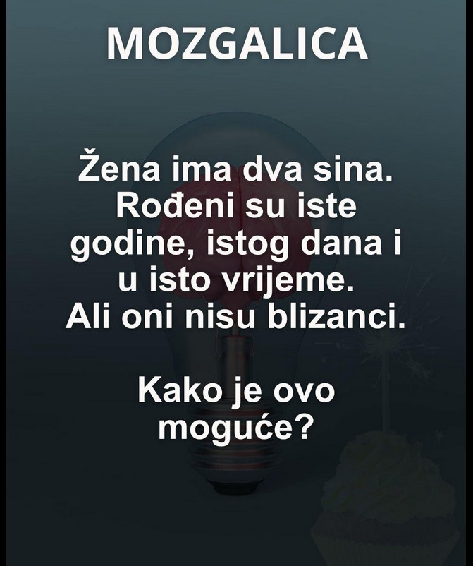 Zagonetka o dva sina koja je zbunila mnoge: jednostavno rješenje koje otkriva moć pažljivog čitanja