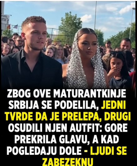 Zbog ove maturantkinje Srbija se podelila, jedni tvrde da je prelepa, drugi osudili njen autfit: Gore prekrila glavu, a kad pogledaju dole – ljudi se zabezeknu