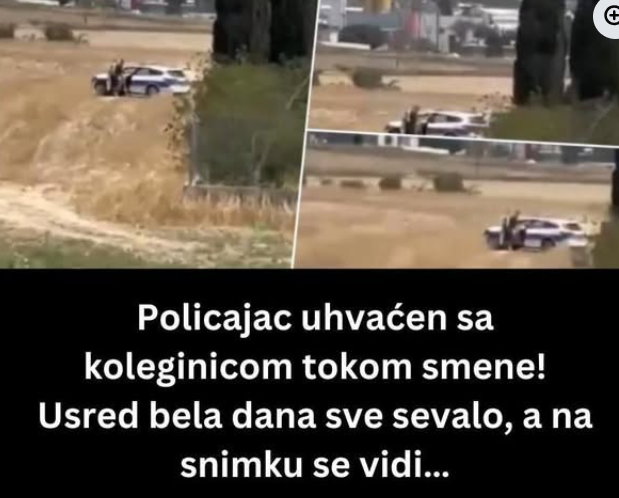 Policajac uhvaćen u vreloj akciji sa koleginicom tokom smene! Usred bela dana sve sevalo, a na snimku se vidi…