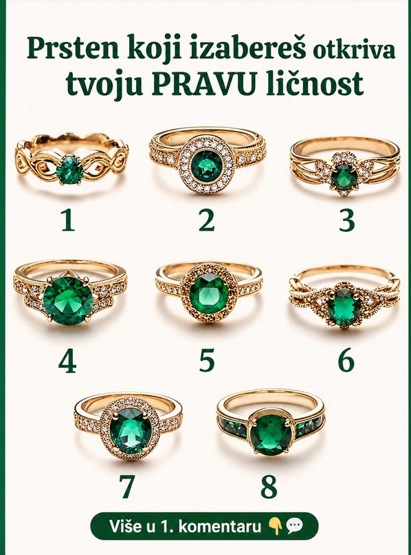 Koji prsten izabereš otkriva tvoju pravu ličnost