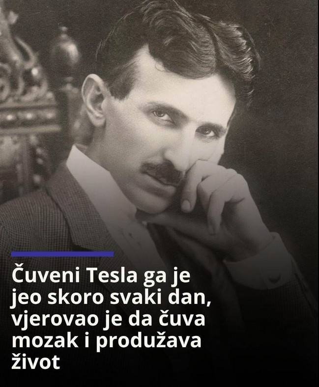 Čuveni Tesla ga je jeo skoro svaki dan: Vjerovao je da čuva mozak i produžava život