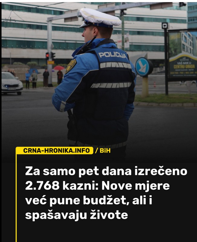 Alarmantni podaci sa puteva: Hiljade kazni izrečeno u samo pet dana – da li nove mjere spašavaju živote?