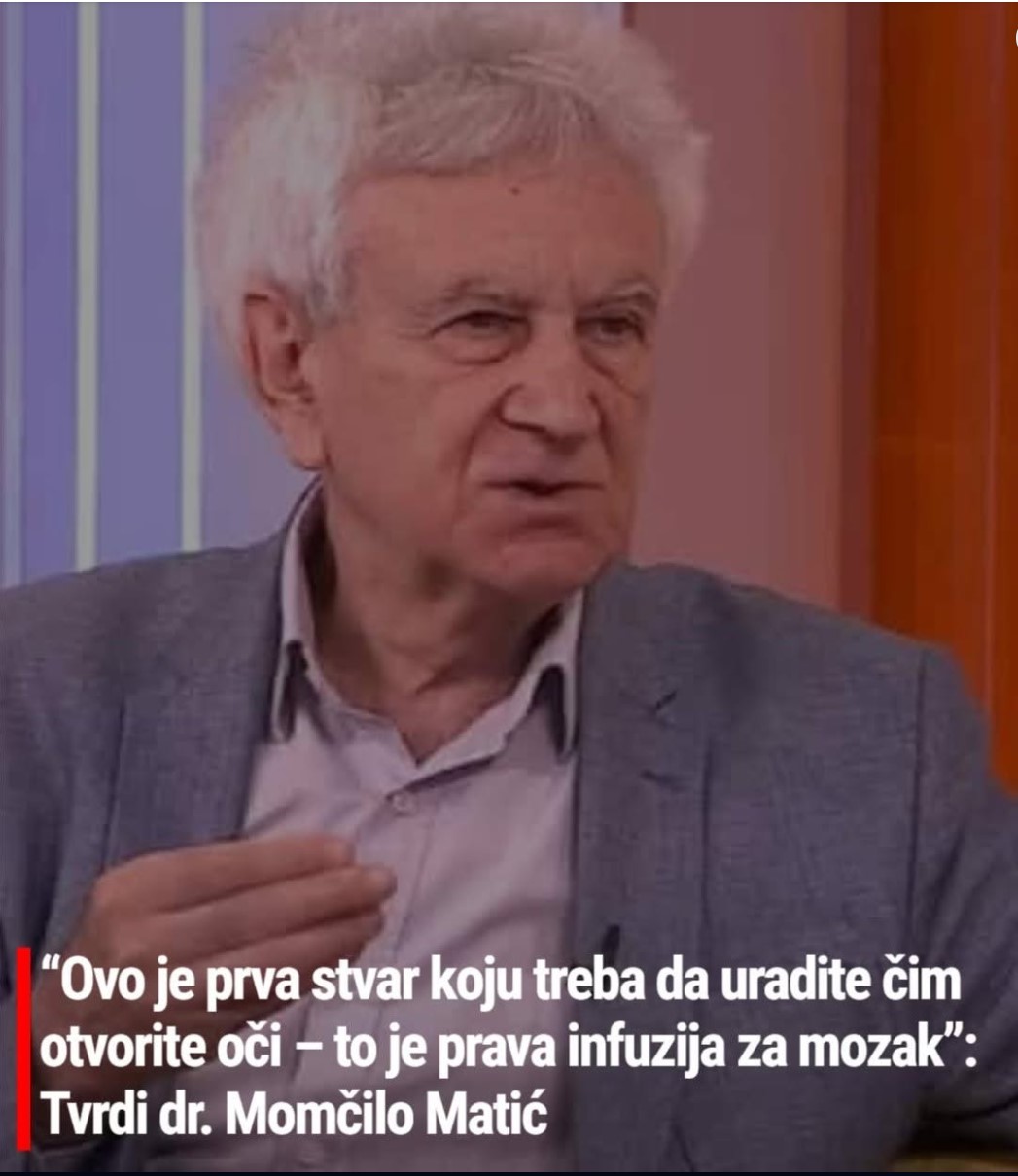 Prava infuzija za mozak: Dr Momčilo Matić otkriva prvu stvar koju treba da uradite čim otvorite oči