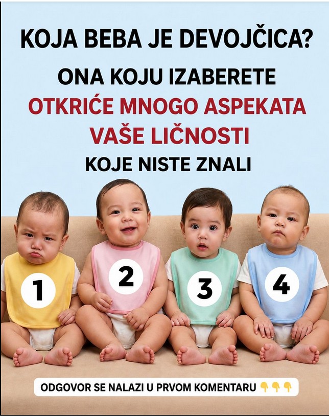 Koja beba je devojčica: Viralni test ličnosti koji osvaja internet