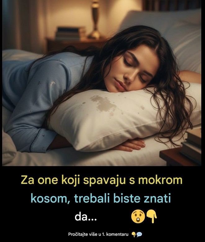 Da li je spavanje sa mokrom kosom zaista loše? Mitovi, činjenice i zdrave navike