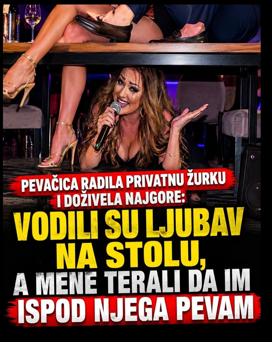 Pevačica bez dlake na jeziku: otkrila šokantne detalje sa nastupa na splavu