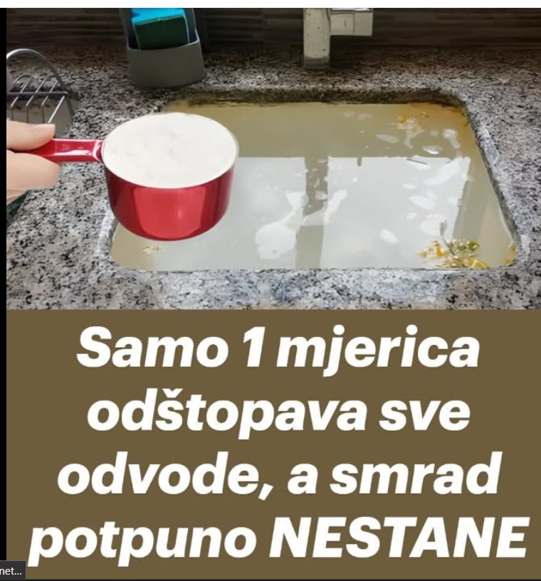 Samo 1 merica otpušava sve odvode, a smrad potpuno nestaje: Domaći trik koji štedi novac