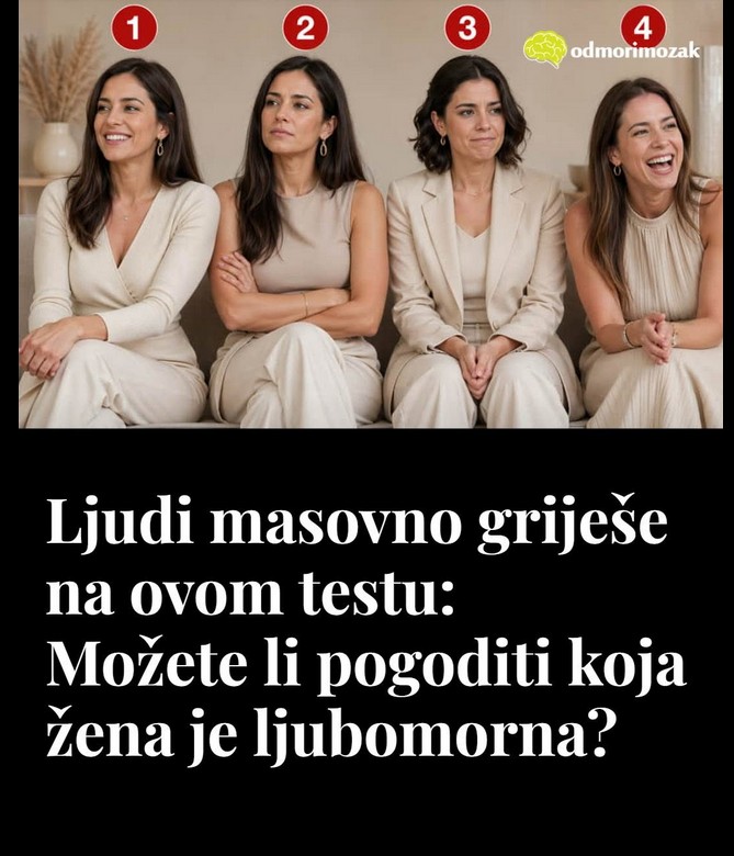 Test koji otkriva vašu intuiciju: Možete li prepoznati koja žena na slici krije ljubomoru?