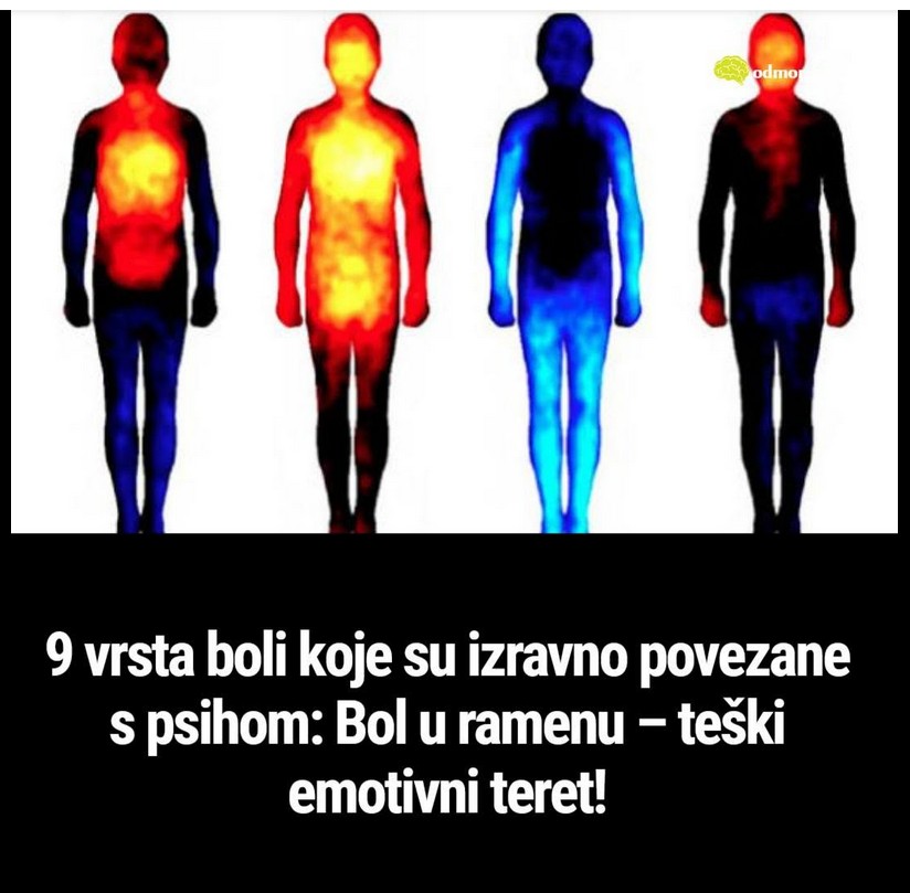 9 vrsta bola koje su direktno povezane sa psihom: Bol u ramenima označava težak emotivni teret!