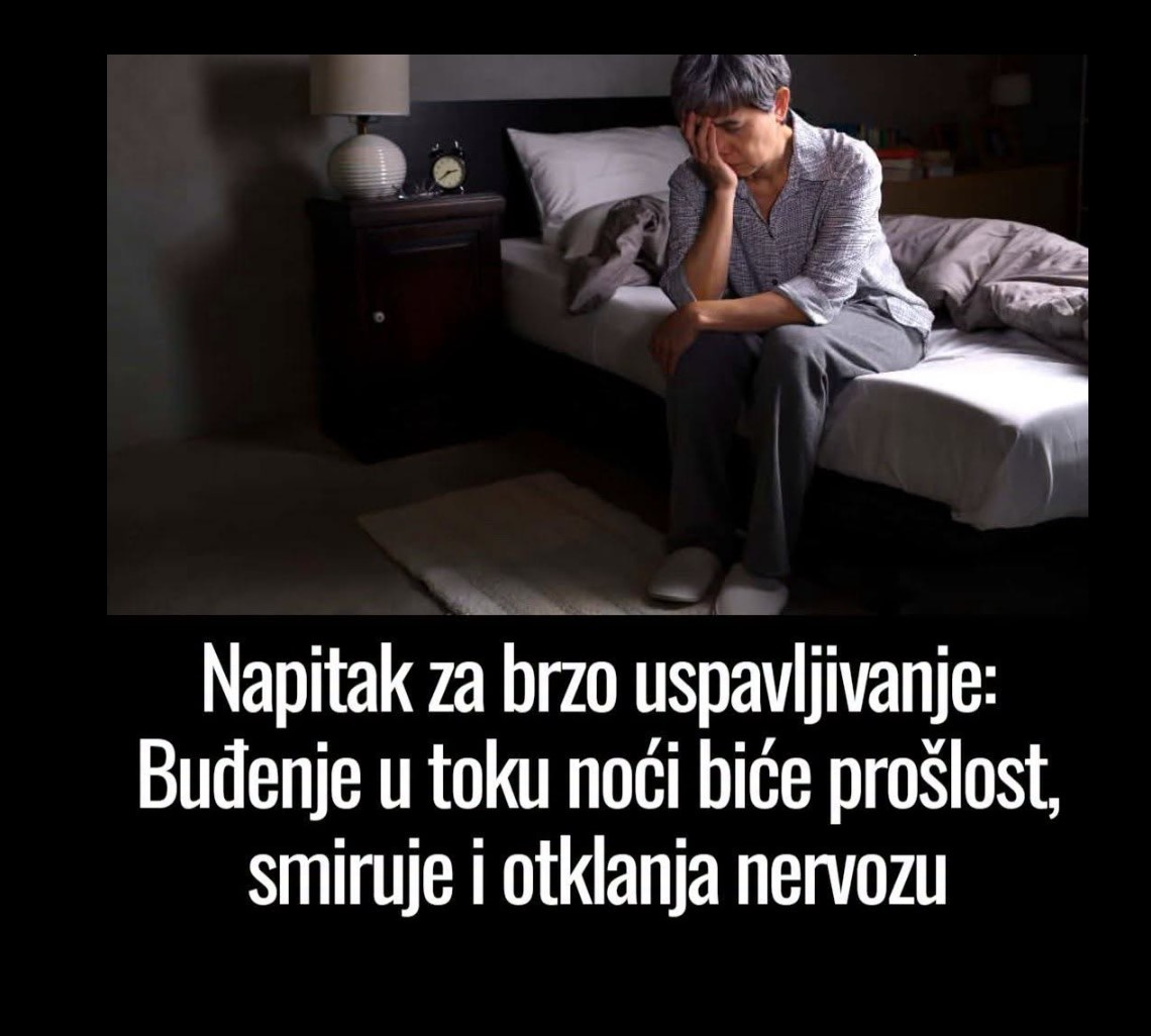Prirodni napitak za dubok san: Kako da sprečite buđenje u toku noći i umirite nervozu