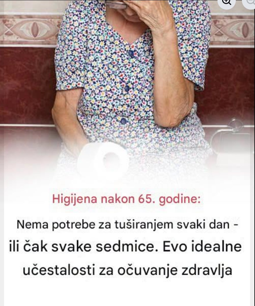 Zašto svakodnevno tuširanje nakon 65. godine može doneti više štete nego koristi