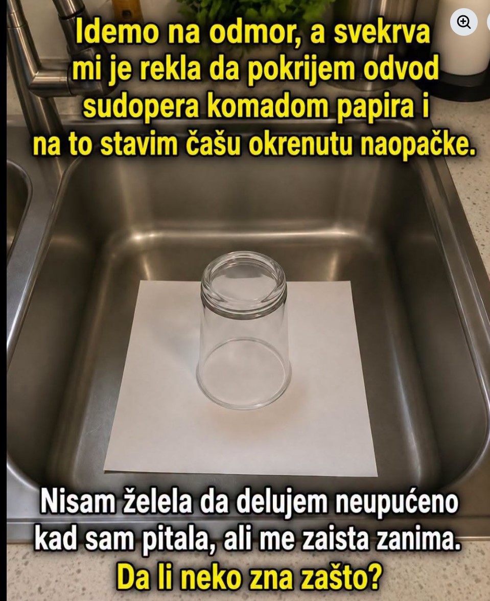 Prije odlaska na odmor uradite ovaj jednostavan trik s odvodom: Može vam uštedjeti neprijatnosti kada se vratite