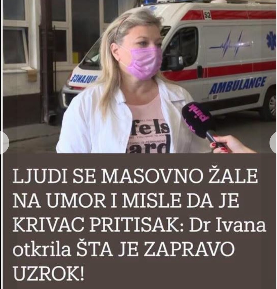 Zašto se svi masovno žale na umor: Dr Ivana otkriva pravi uzrok koji mnogi ignorišu!