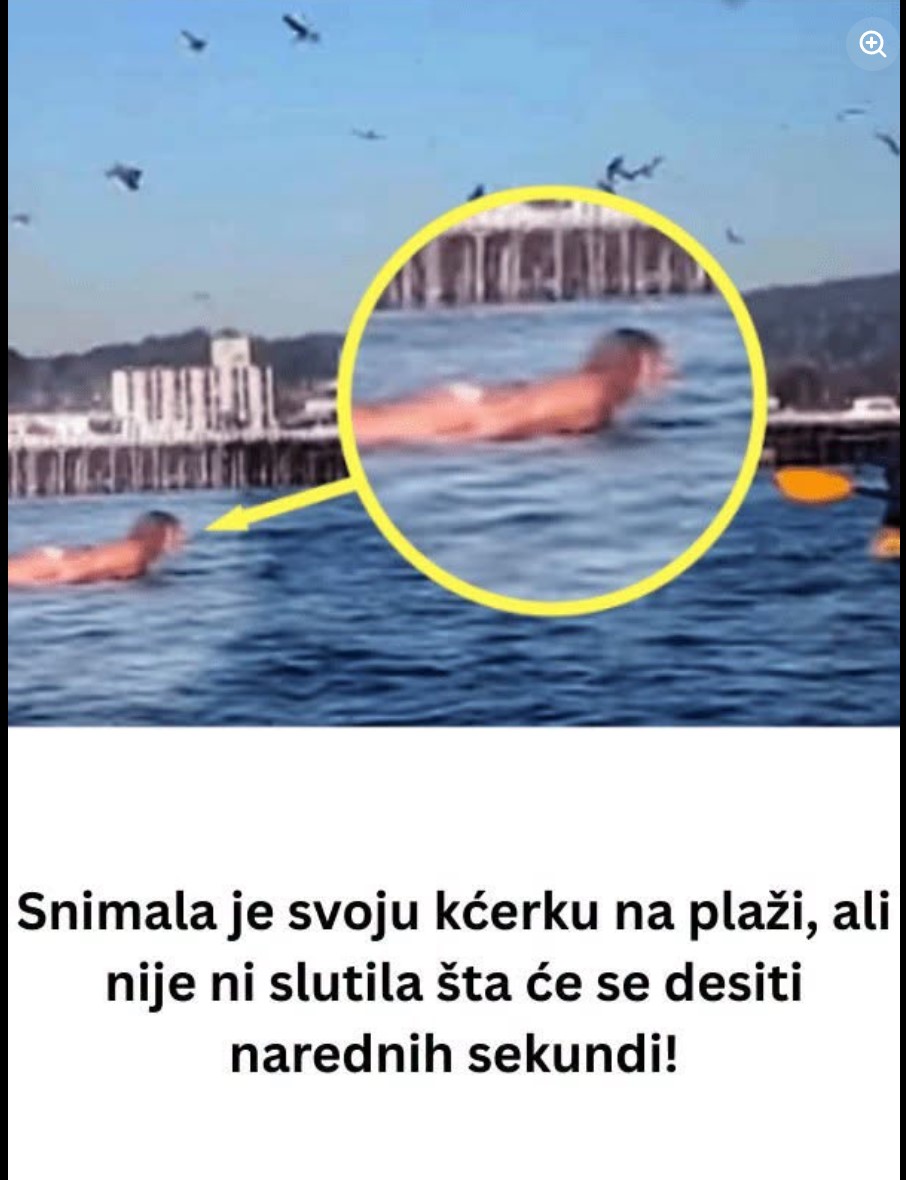 Snimala je svoju kćerku na plaži, ali nije ni slutila šta će se desiti narednih sekundi!