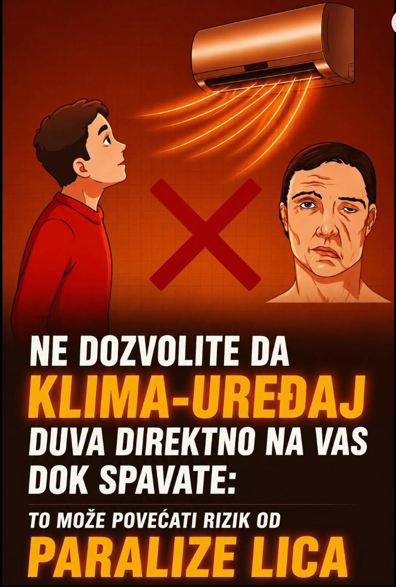 Spavate dok klima puše direktno u lice? Stručnjaci upozoravaju na opasan rizik za facijalni živac