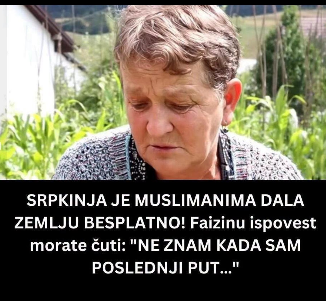 Priča iz Bosne koja vraća veru u ljude: Bosa ustupila imanje muslimanskoj porodici bez ikakve naknade