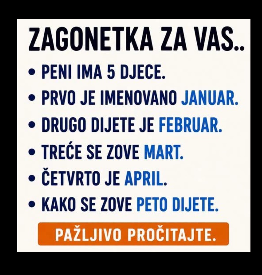 Mislite da znate tačan odgovor? Većina ljudi pogriješi na ovoj logičkoj zagonetki koja je zaludjela internet