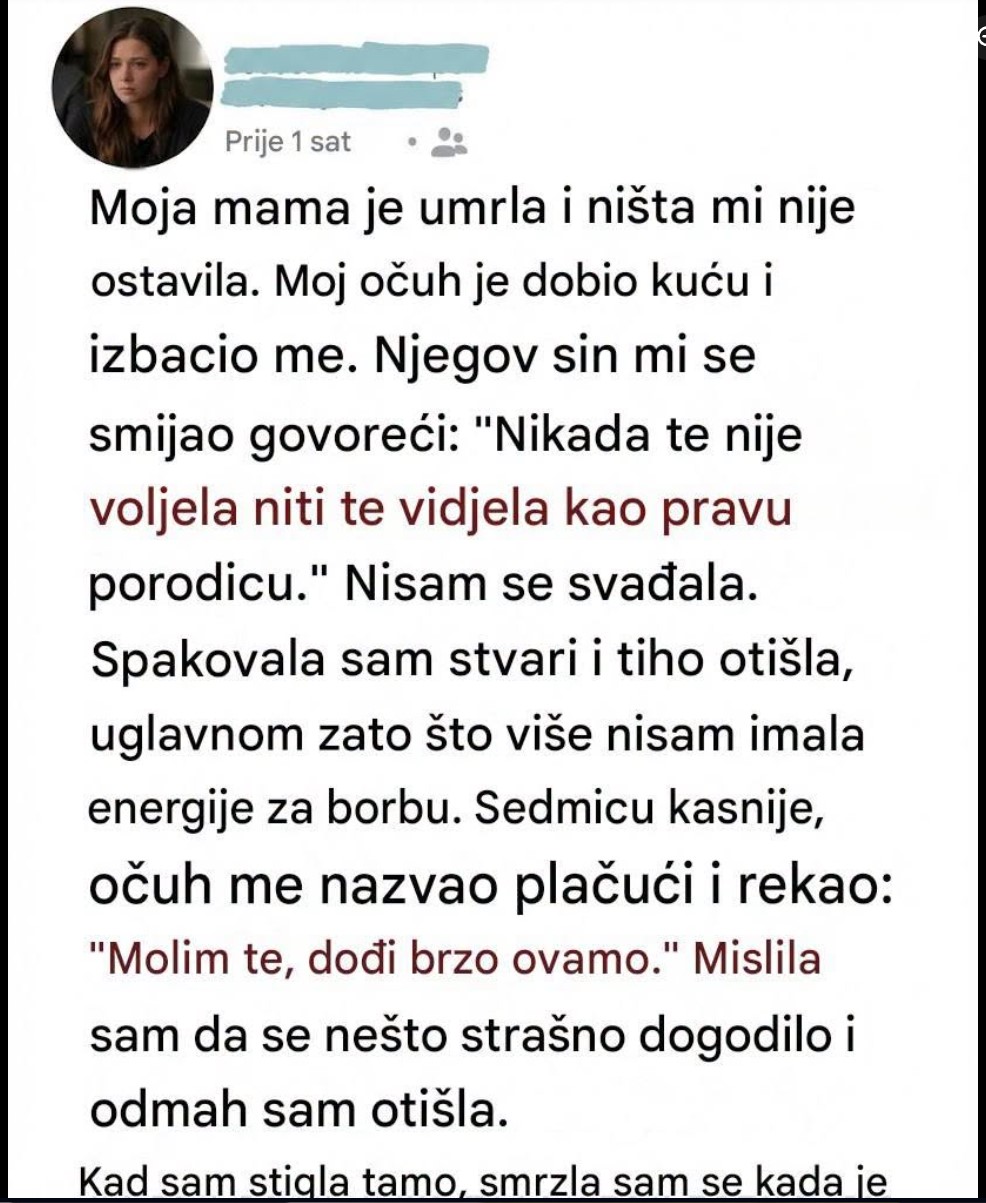 Pismo iz skrivene kutije koje je promenilo sve: Izbacili su me iz kuće nakon majčine smrti, a samo nedelju dana kasnije usledio je neočekivani obrt