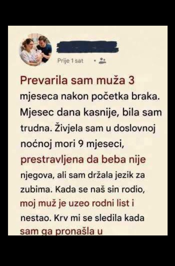 Priznala prevaru nakon porođaja: Reakcija njenog supruga šokirala javnost i iz korena promenila njihov brak