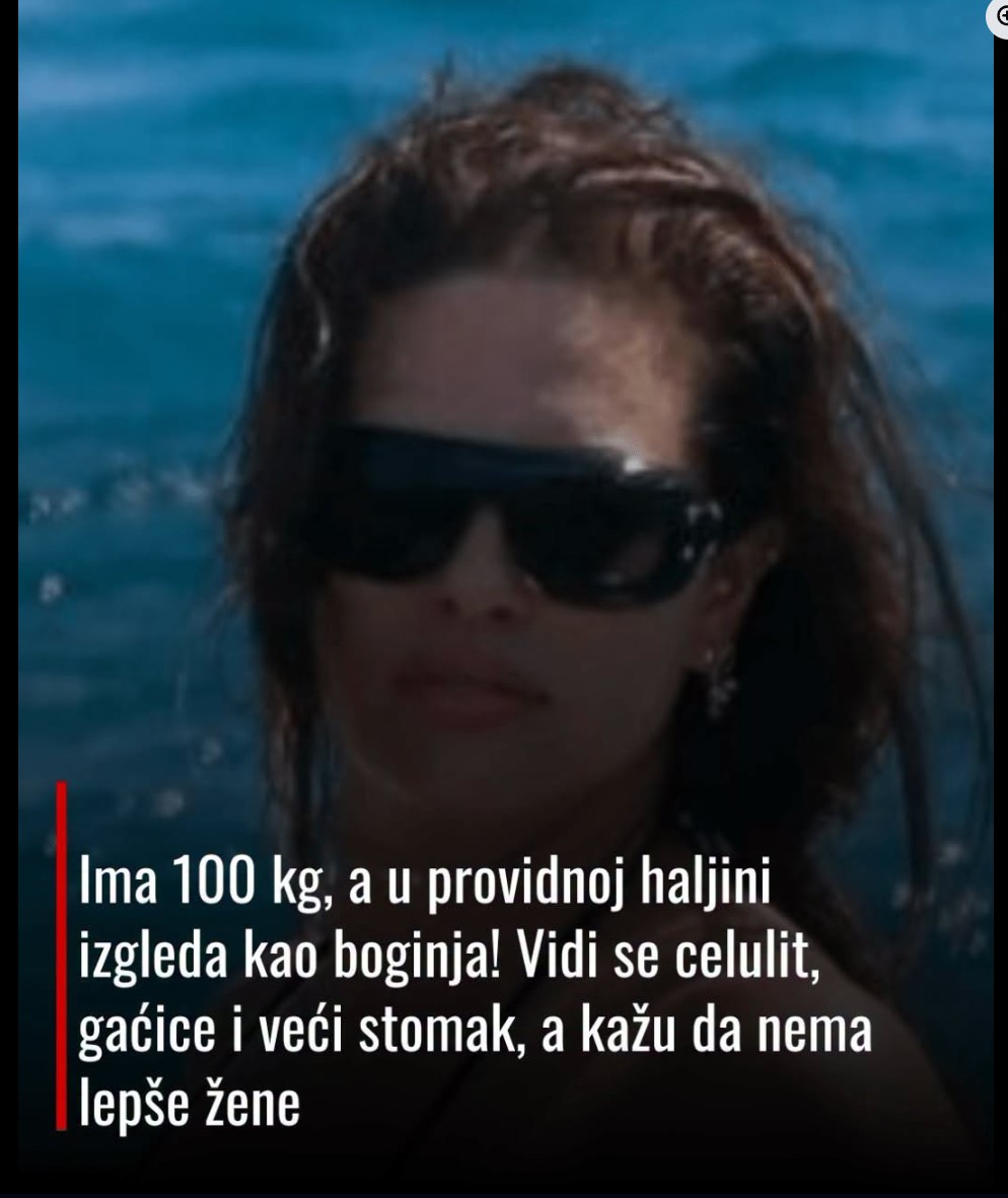 Ima 100 kg, a u providnoj haljini izgleda kao boginja: Iako se vide celulit i stomačić, fanovi tvrde da nema ljepše žene na svijetu