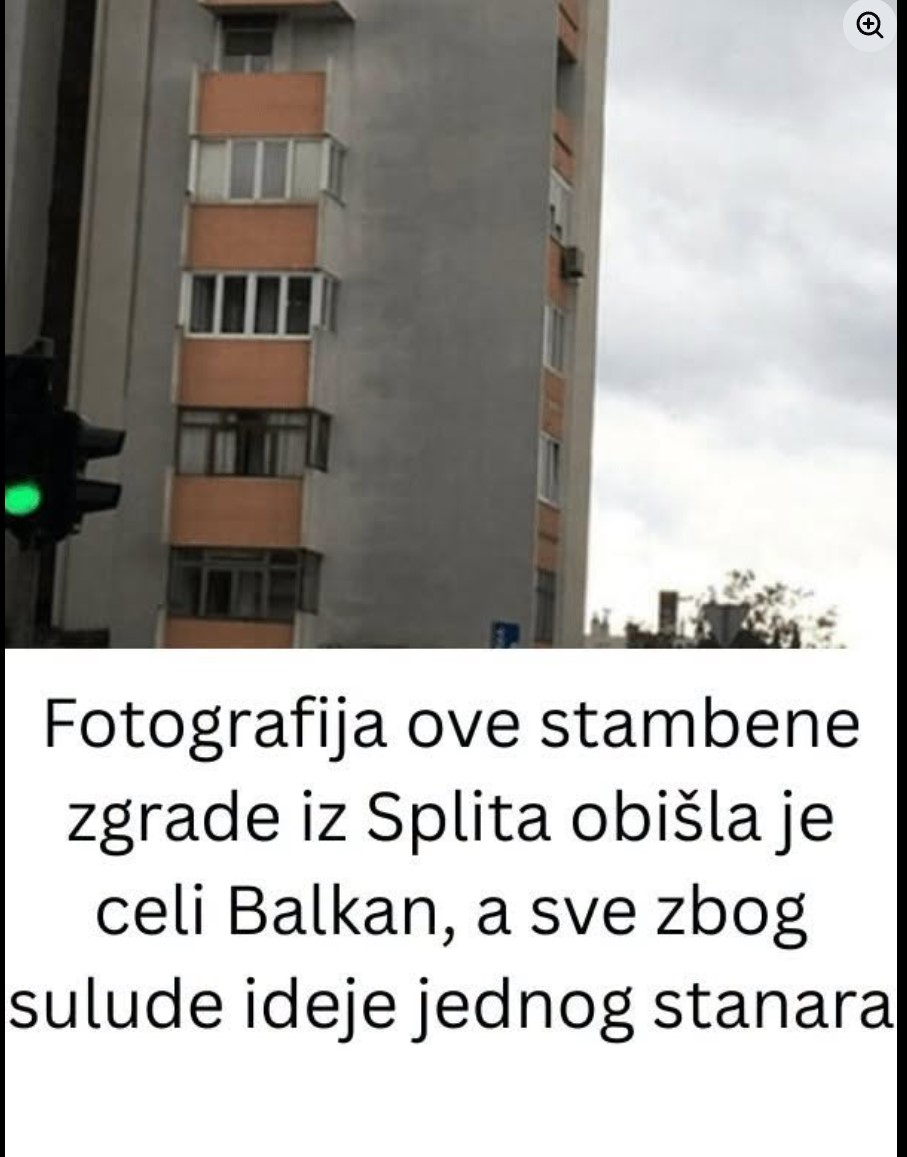 Fotografija splitske zgrade koja je zapalila region: Kada snalažljivost pređe granicu