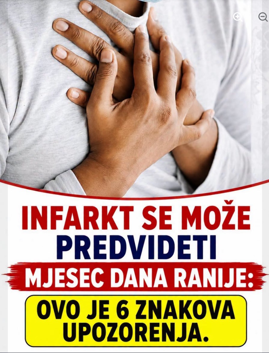 Telo šalje signale nedeljama ranije: 6 rano uočljivih simptoma koji mogu ukazivati na rizik od srčanog udara