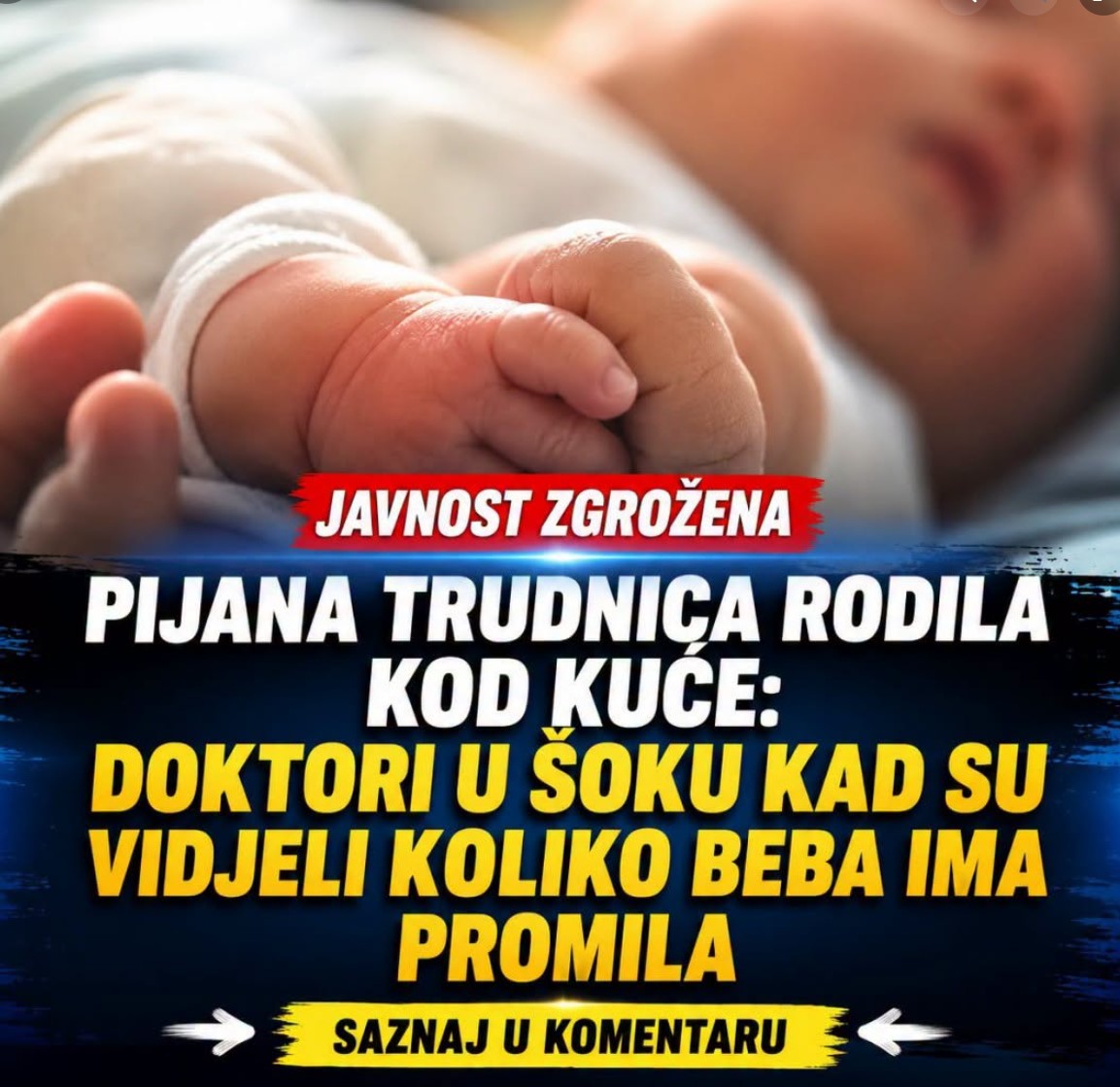 Težak Slučaj u Poljskoj: Novorođenče Rođeno sa Više od Jednog Promila Alkohola u Krvi, Pokrenuta Istraga Protiv Majke