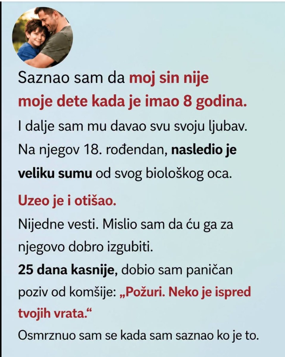 Godinama je vjerovao da odgaja svog sina, a kada je saznao istinu donio je odluku koja je dirnula mnoge