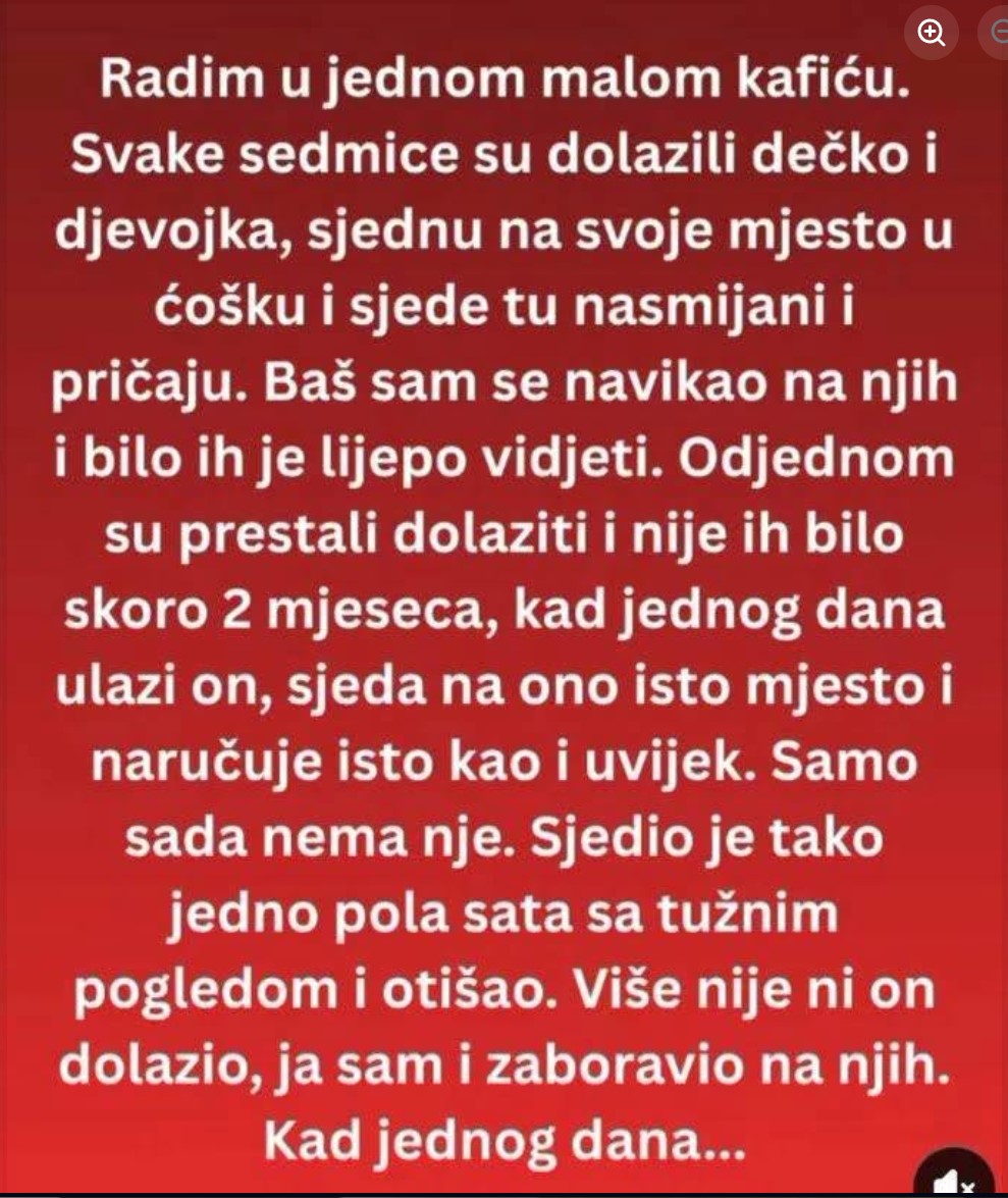Često su zajedno dolazili u omiljeni kafić, a onda su jednog dana nestali: Njihov povratak mnogima je ostao u sećanju