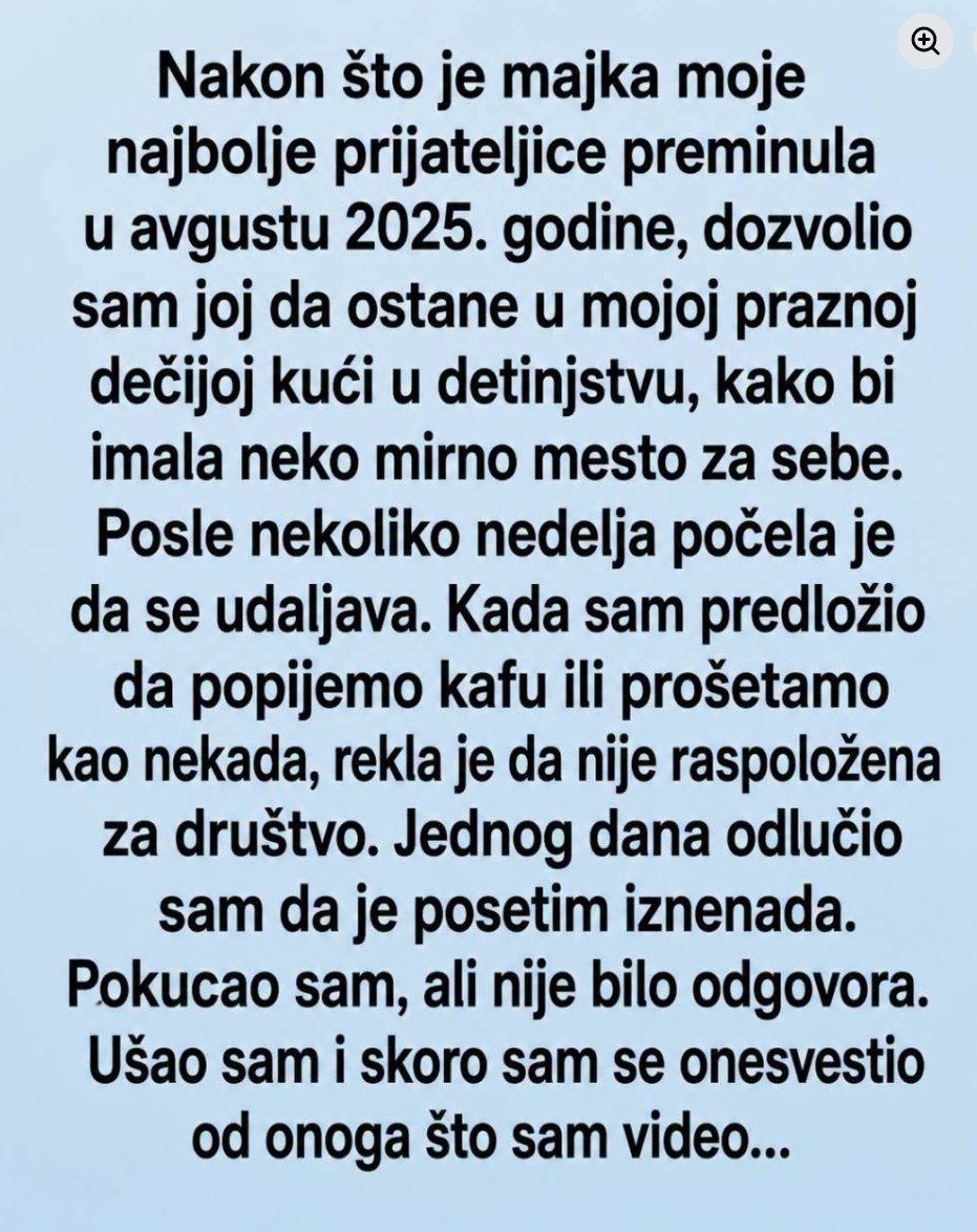 ODLAZAK BEZ NAJAVE OTKRIO PORODIČNU TAJNU: Mislio sam da sam izgubio porodičnu kuću i najbolju prijateljicu, a onda sam unutra zatekao svoju majku sa suzama u očima