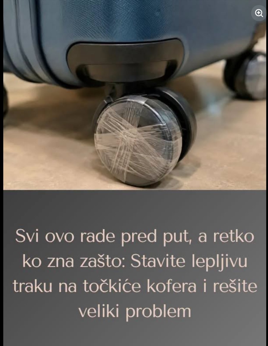 Pametan trik sa koferima: Zašto iskusni putnici lijepe traku na točkiće prije puta?