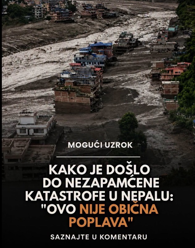 Katastrofa na granici Nepala i Kine: Najmanje 165 poginulih i oko 1.500 nestalih u razornoj bujici
