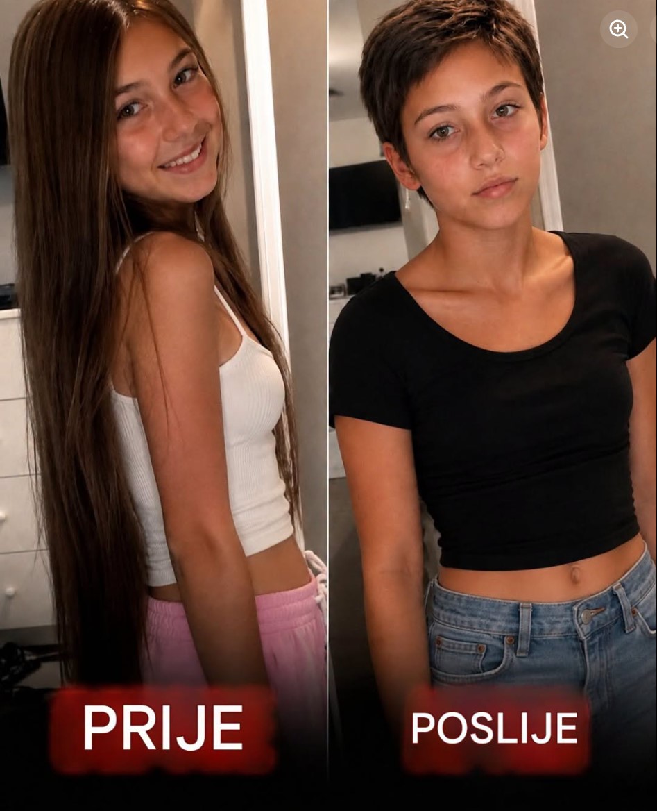 Moja 12-godišnja ćerka došla je kući sa potpuno ošišanom kosom – Kada sam saznala zašto je to uradila, briznula sam u plač