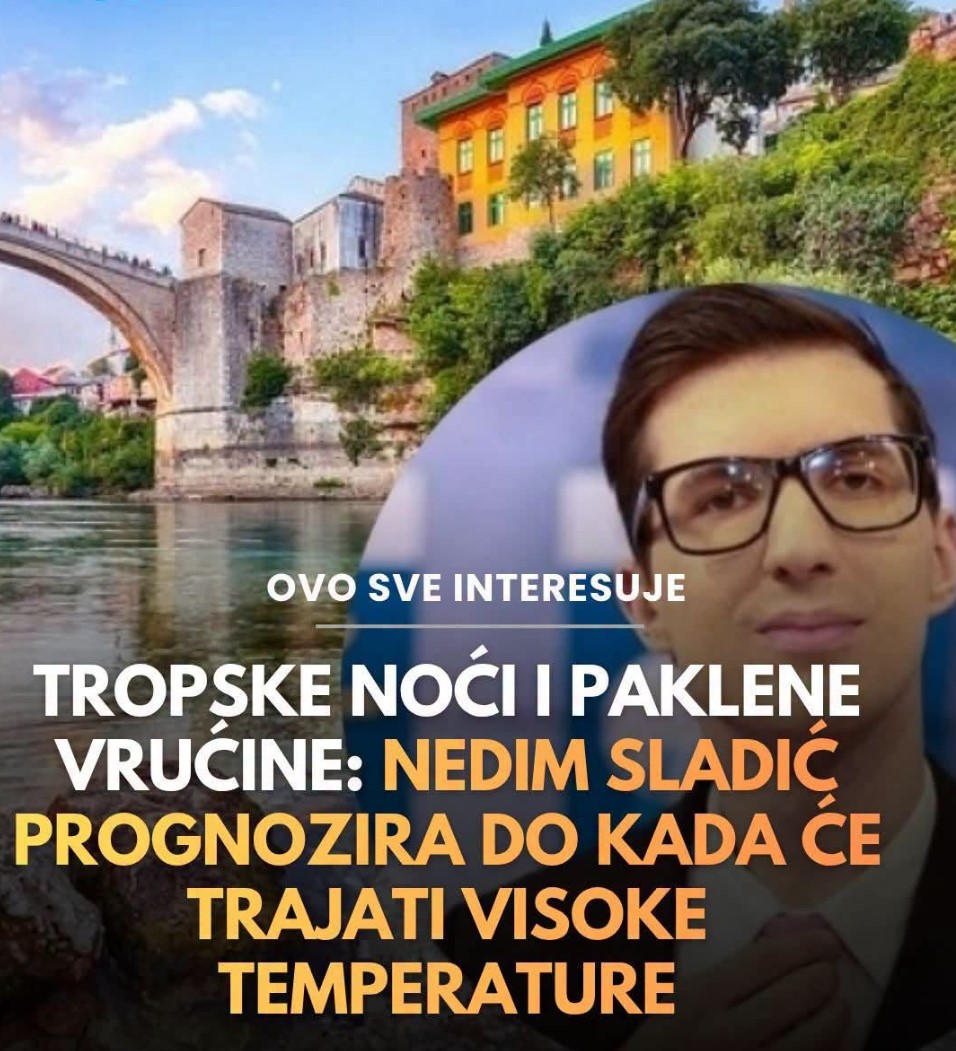 Tropske noći i paklene vrućine: Nedim Sladić otkrio do kada će trajati ekstremne temperature