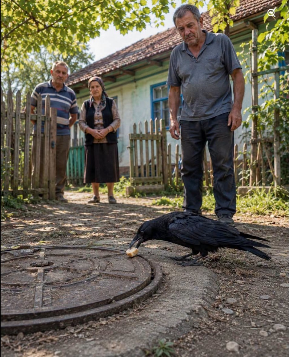 Vrana se tri dana vraćala do starog šahta, a kada su podigli poklopac shvatili su zašto nije odustajala