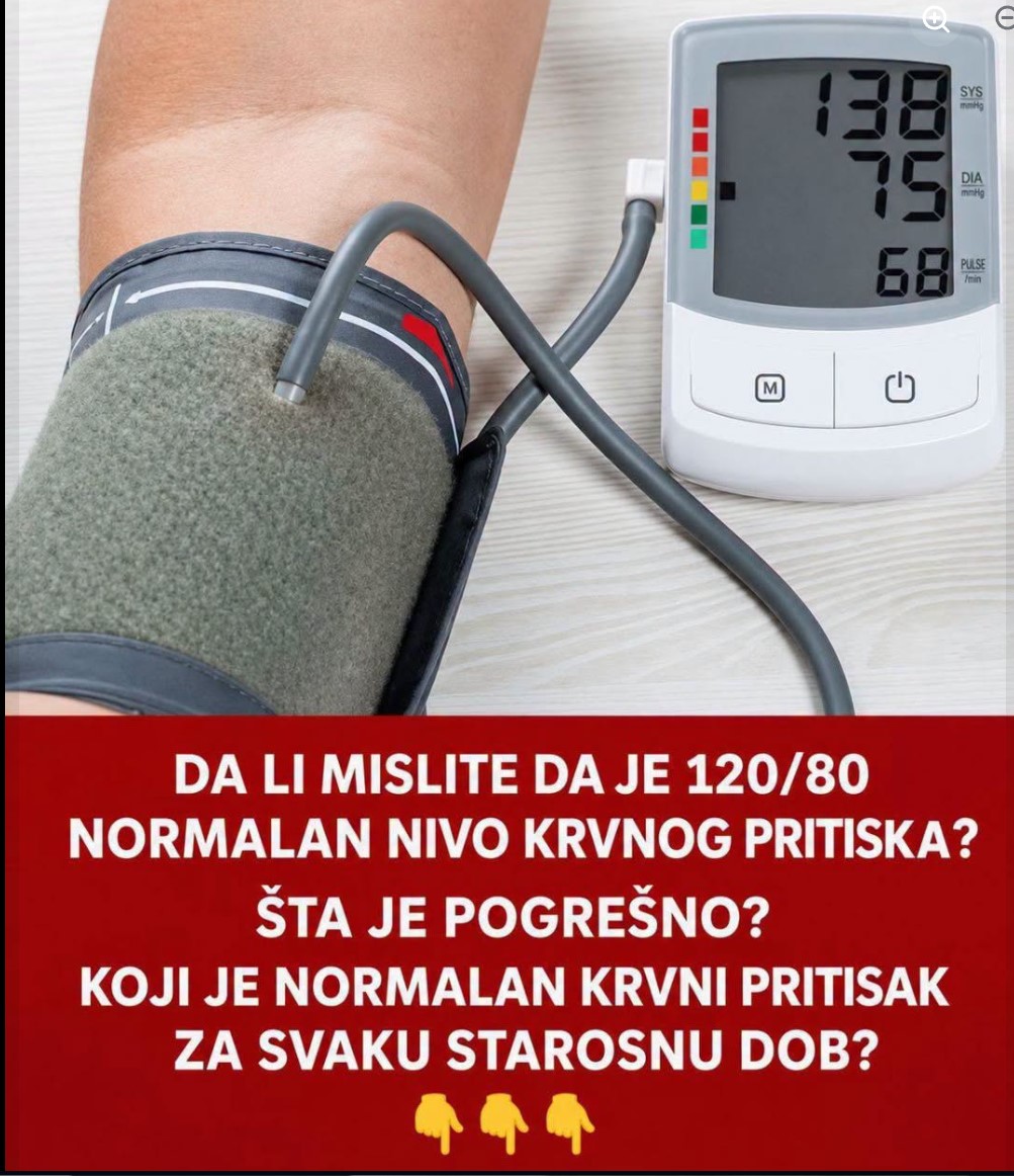 Koji je zapravo normalan krvni pritisak prema godinama i zašto je staro pravilo otišlo u zaborav?