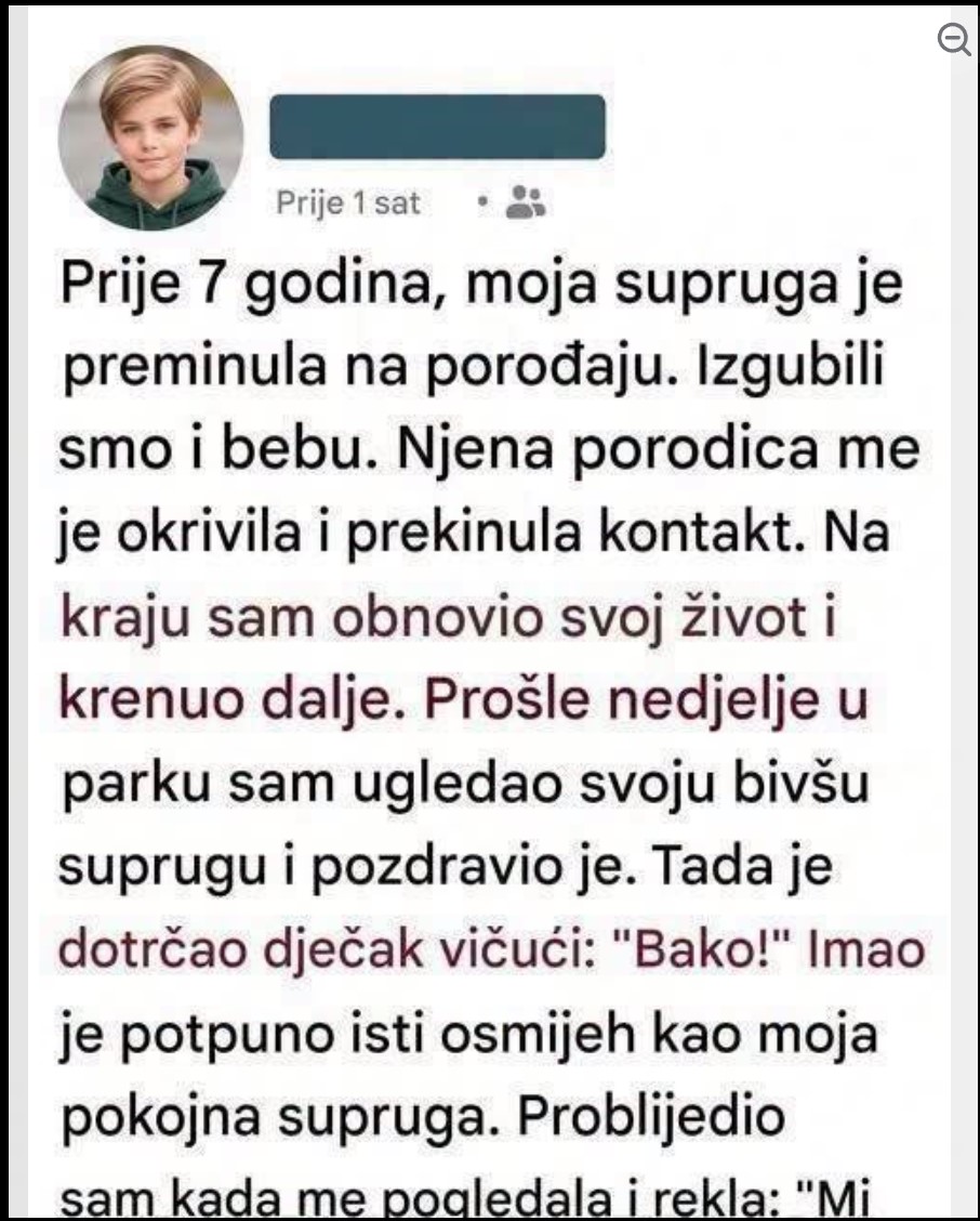 SEDAM GODINA SU ME KRIVILI ZA SMRT SUPRUGE I SINA: Jedan susret u parku promenio je sve