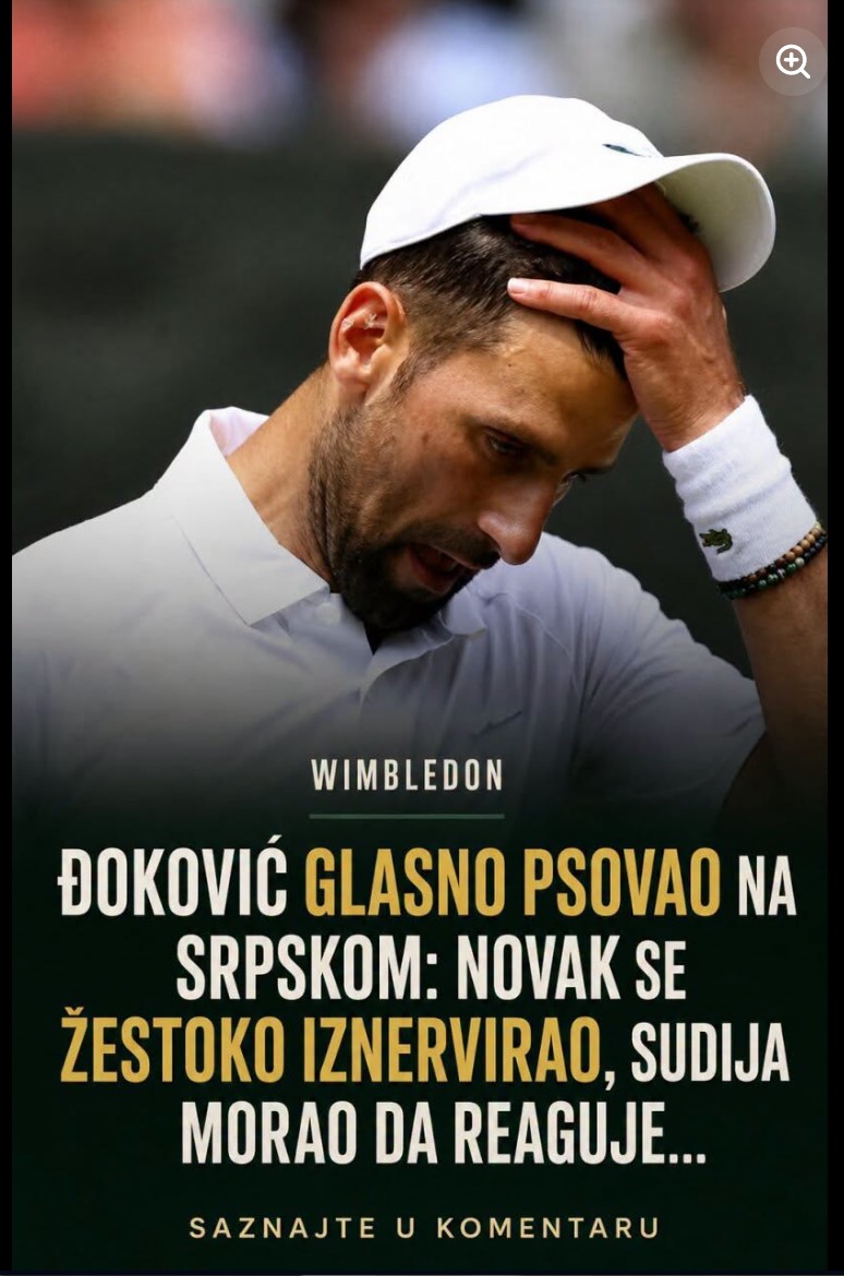 ĐOKOVIĆ GLASNO PSOVAO NA SRPSKOM: Novak se žestoko iznervirao, sudija morao da reaguje…