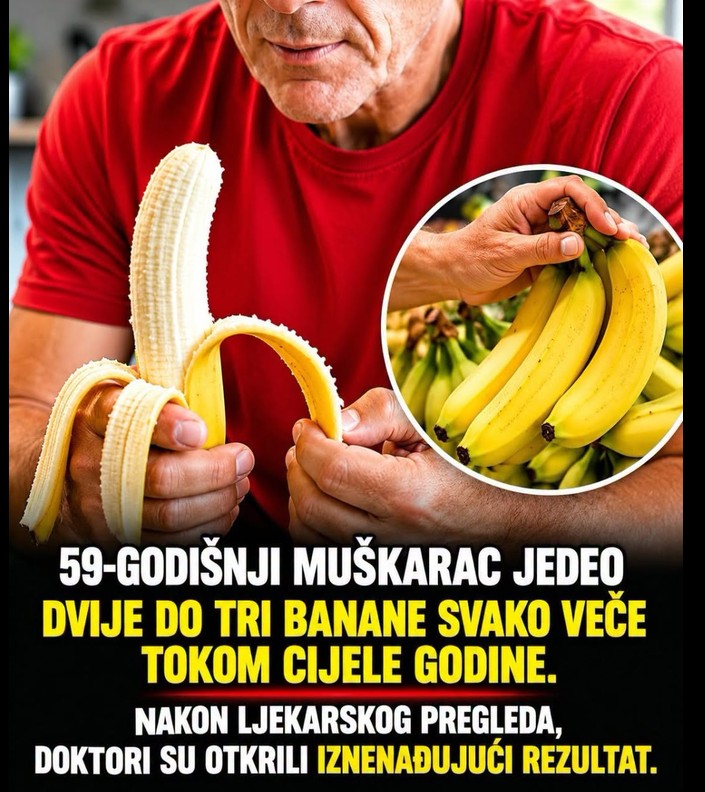 Jeo je banane svake večeri prije spavanja: Evo šta je realno mogao primijetiti, a šta je pretjerivanje