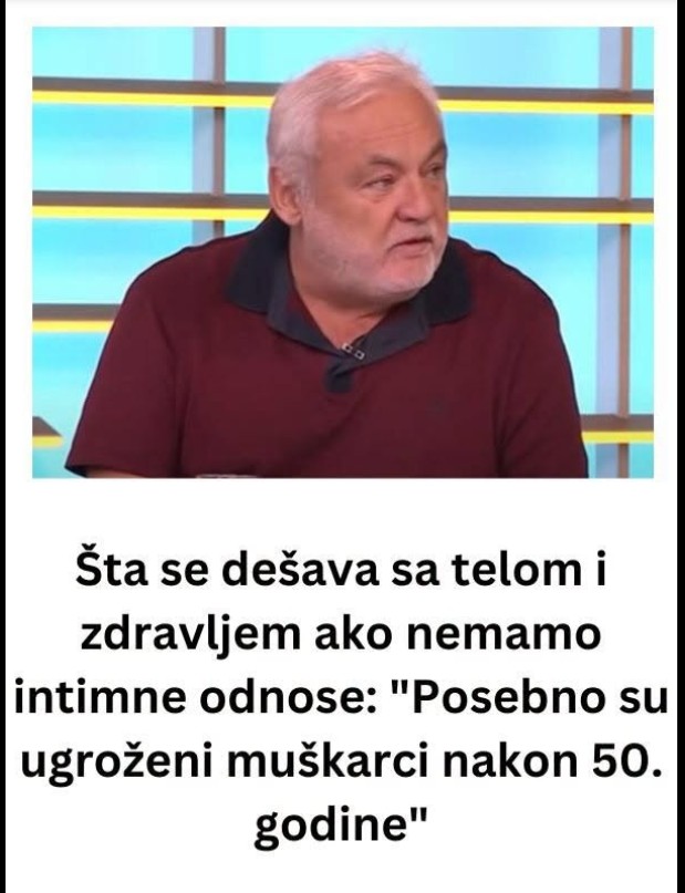 Šta se dešava sa telom i zdravljem ako nemamo intimne odnose: “Posebno su ugroženi muškarci nakon 50. godine”