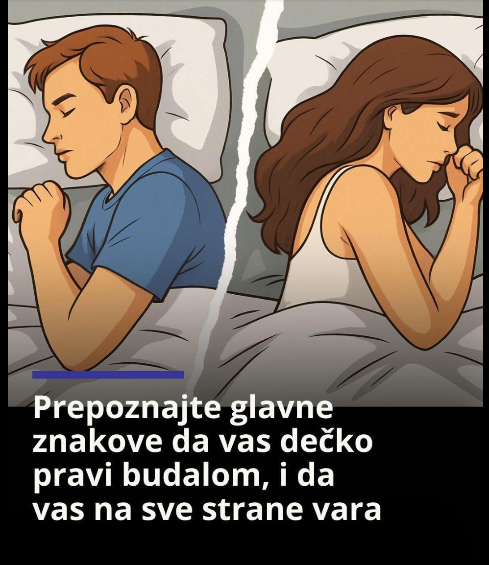Prepoznajte glavne znakove da vas dečko pravi budalom i da vas na sve strane vara