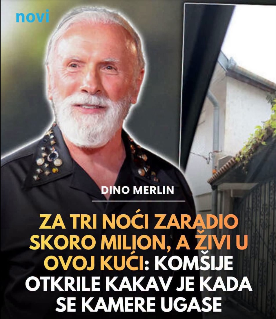 Komšije o Dinu Merlinu imaju samo riječi hvale: „Takvu zvijezdu rijetko ćete sresti, a on sa svima stane i popriča“