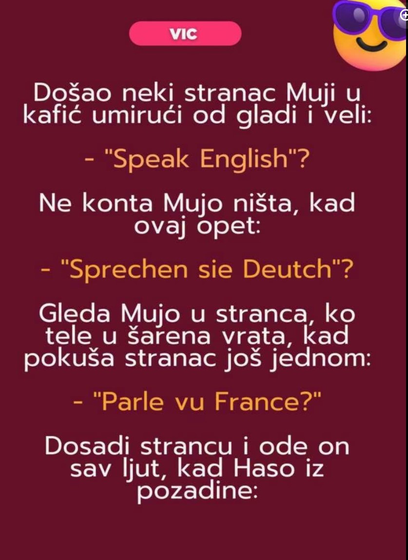 Mujo odlučio da nauči strane jezike: Niko u kafani nije očekivao ovakav obrt od njega!