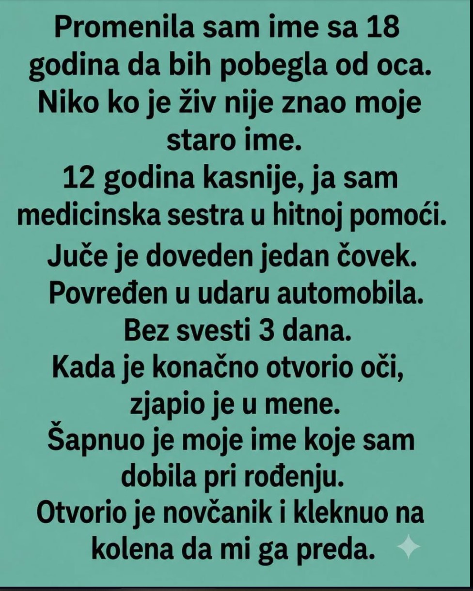 Povratak zaboravljenog imena: Nepoznati pacijent nakon dvanaest godina probudio prošlost od koje je bježala
