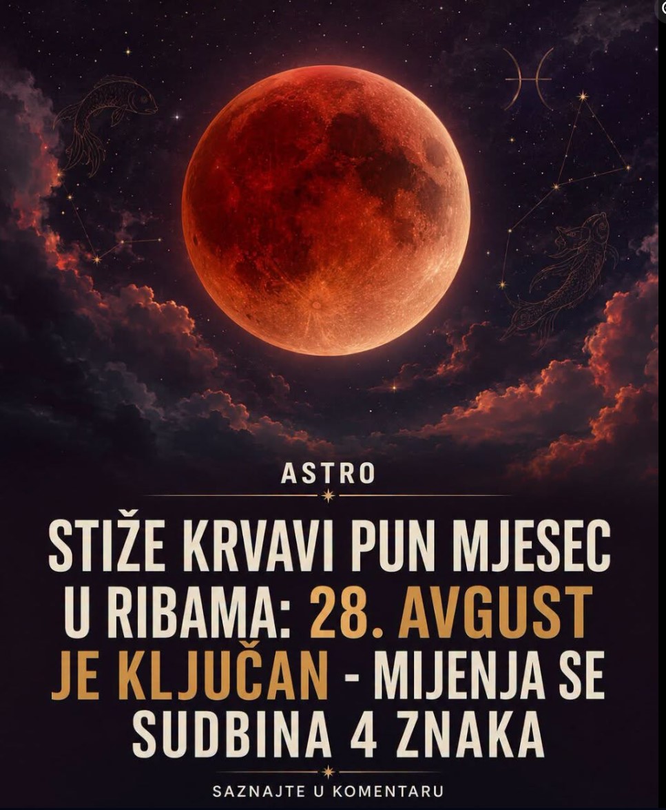 „Krvavi Mesec“ stiže 28. avgusta: Četiri znaka mogla bi posebno snažno da osete ovaj period