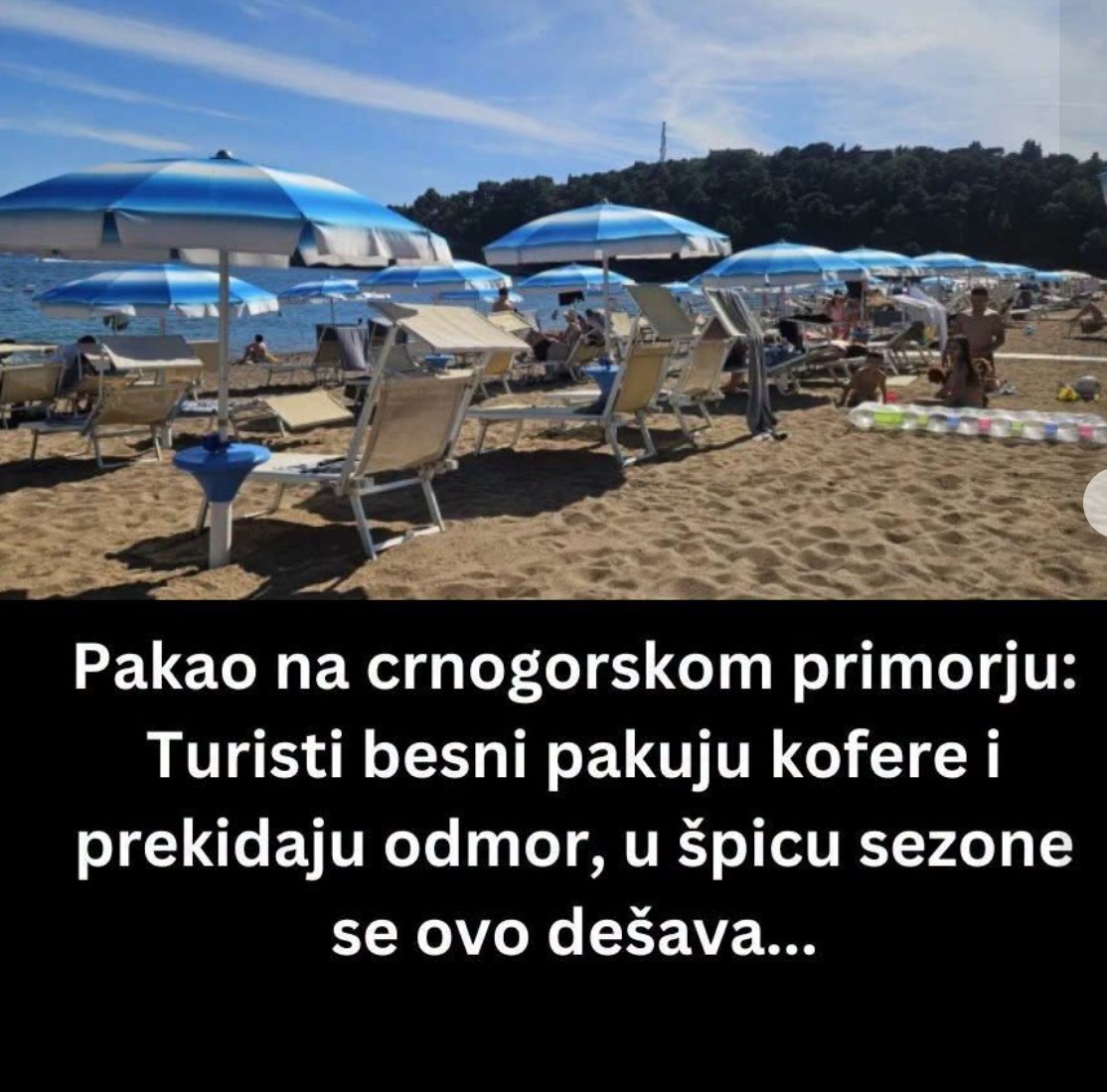 Turisti prekidaju letovanje na barskoj rivijeri: Utjeha i okolna naselja satima bez struje usred sezone