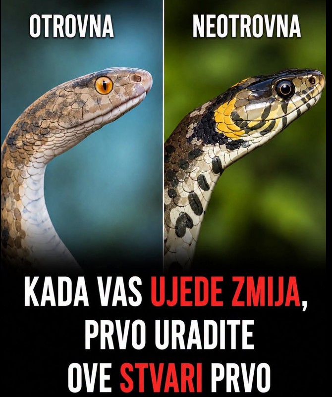 Šta prvo uraditi nakon ujeda zmije: Pravilni koraci koji mogu sprečiti ozbiljne zdravstvene komplikacije