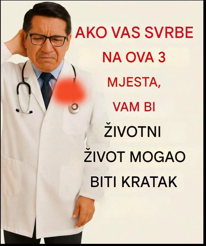 3 mesta na telu gde uporan svrab može biti ozbiljan znak upozorenja koji ne smete ignorisati