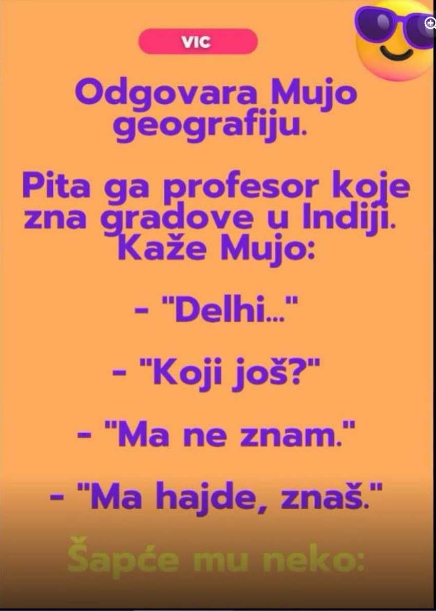 Mujo i Haso polažu geografiju