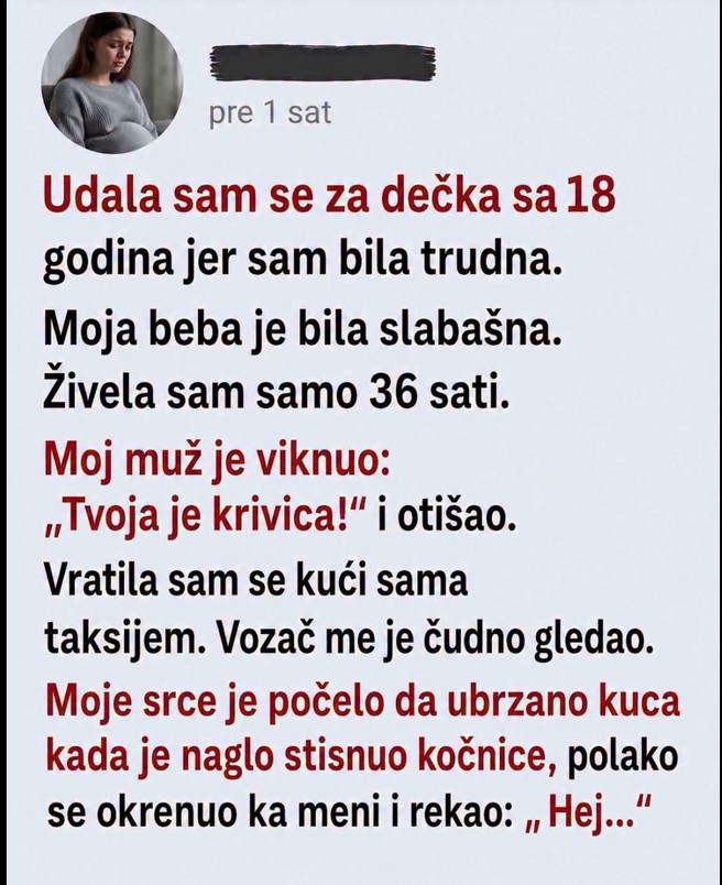 Udala sam se sa 18 godina zbog trudnoće: Nakon najvećeg gubitka, podršku sam dobila od potpunog stranca